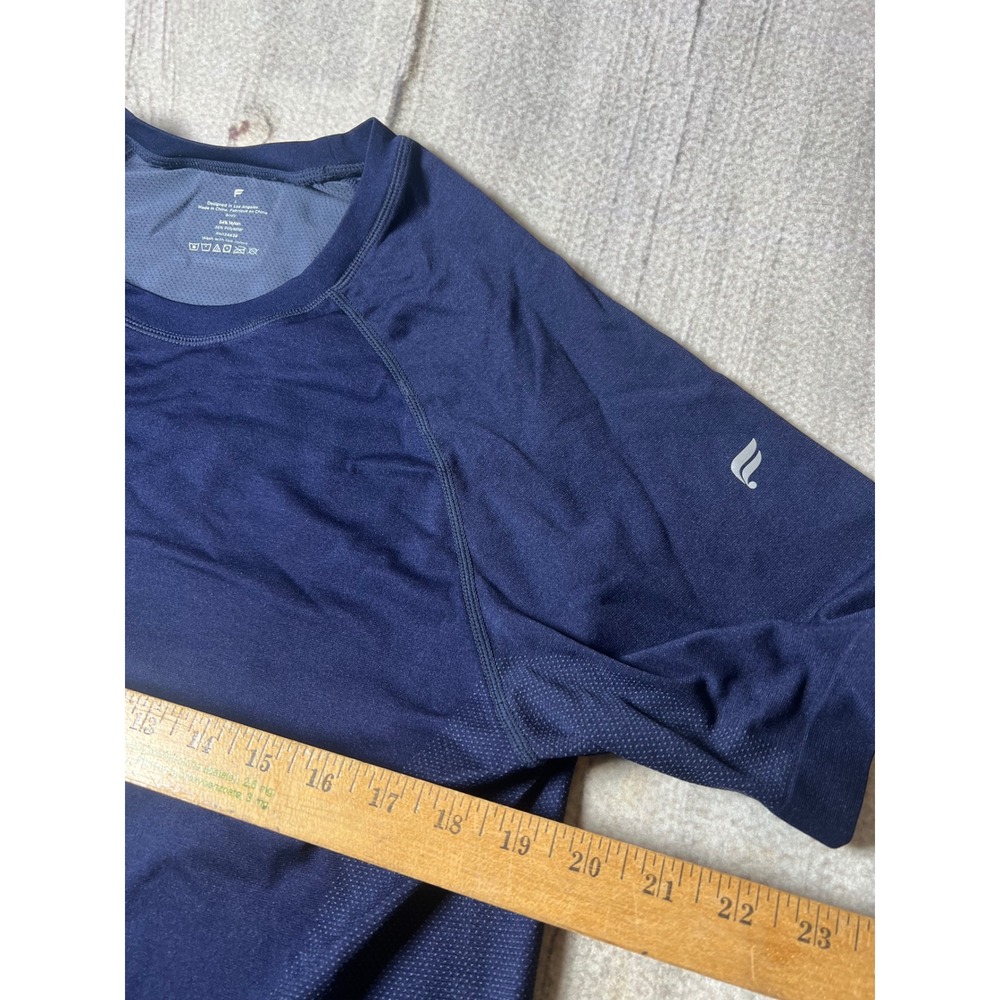 Fabletics Mens Large Navy Blue Athletic Training T-Shirt Minimalist Performance - Picture 6 of 7